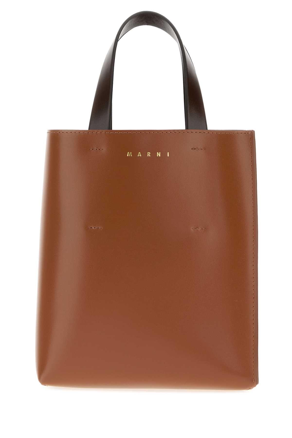 Marni Women Two-Tone Leather Museo Handbag