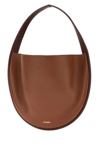 JIL SANDER Jil Sander Women Caramel Leather Pivot Shoulder Bag