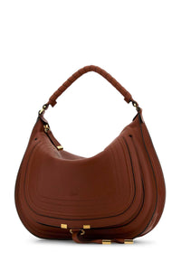 Chloe Women Caramel Leather Marcie Shoulder Bag