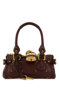 Chloe Women Chocolate Small Paddington Handbag