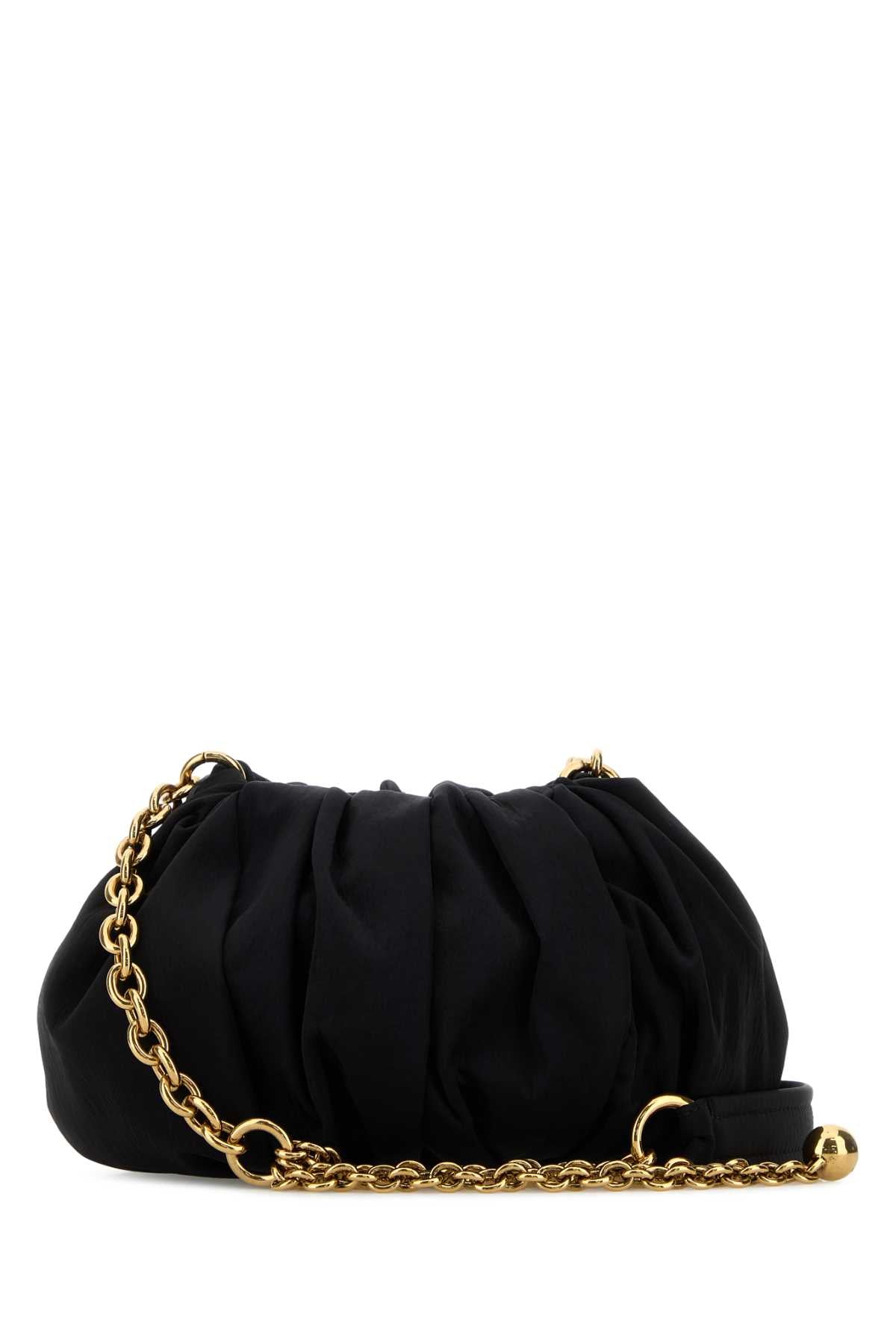 CHLOE Chloe Women Black Canvas Chloe Plisse Shoulder Bag