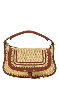 CHLOE Chloe Women Raffia Small Marcie Shoulder Bag