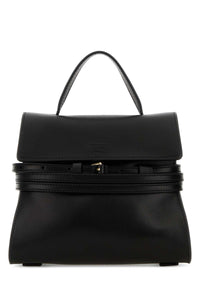 MOSCHINO Moschino Women Black Nappa Leather Small Tie Me Handbag