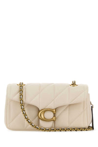 Coach New York Women Ivory Leather Tabby 20 Shoulder Bag