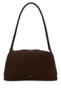 ALAIA Alaia Women Brown Leather Fonce Shoulder Bag