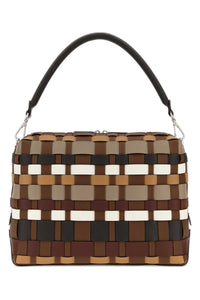 Fendi Men Multicolor Leather Large Fendi Lui Shopping Bag