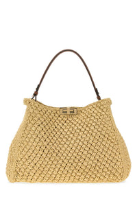 FENDI Fendi Women Raffia Large Fendi Way Shopping Bag