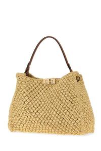 FENDI Fendi Women Raffia Large Fendi Way Shopping Bag