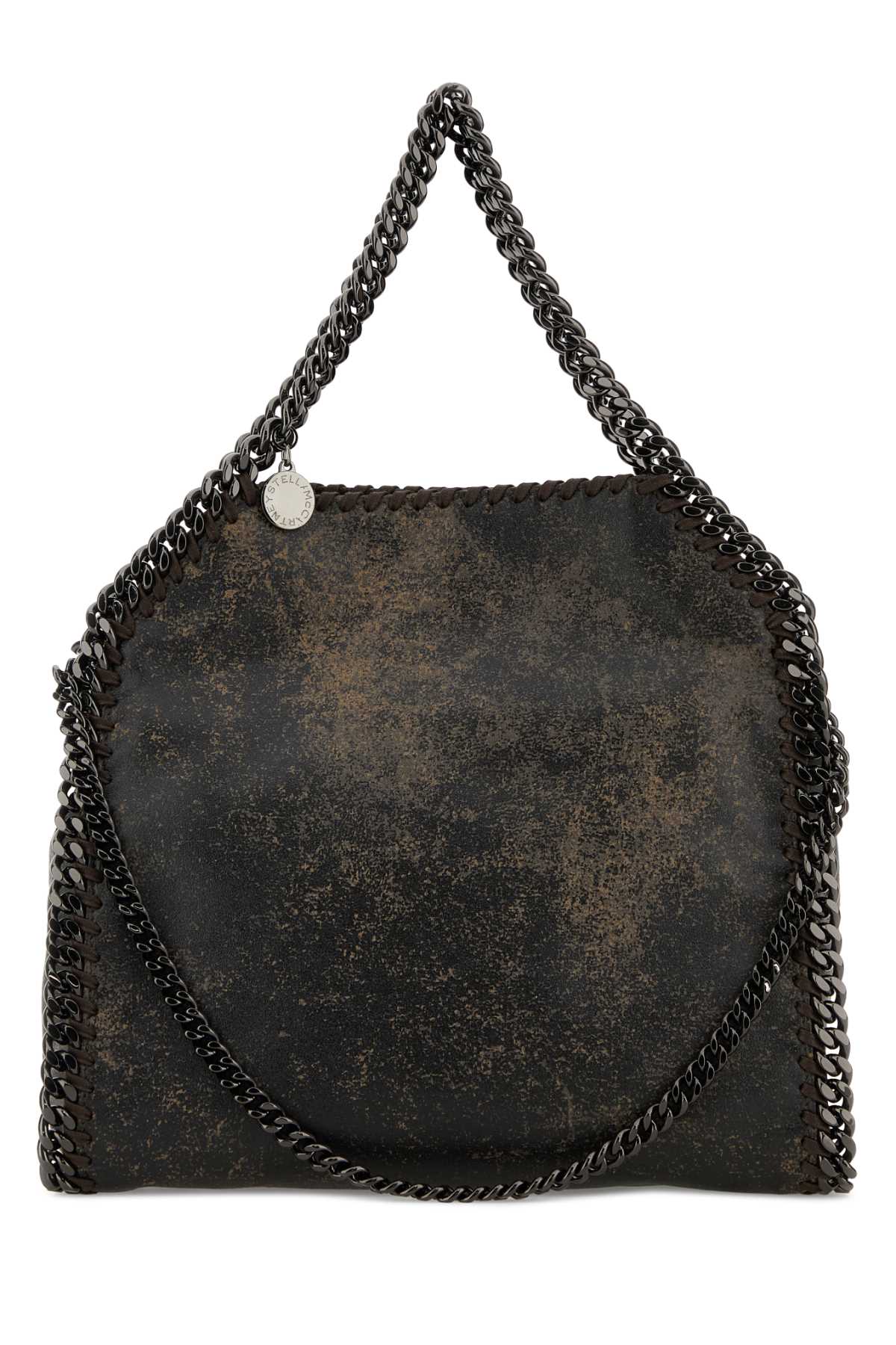 Stella Mccartney Women Dark Brown Alter Suede Mini Falabella Handbag