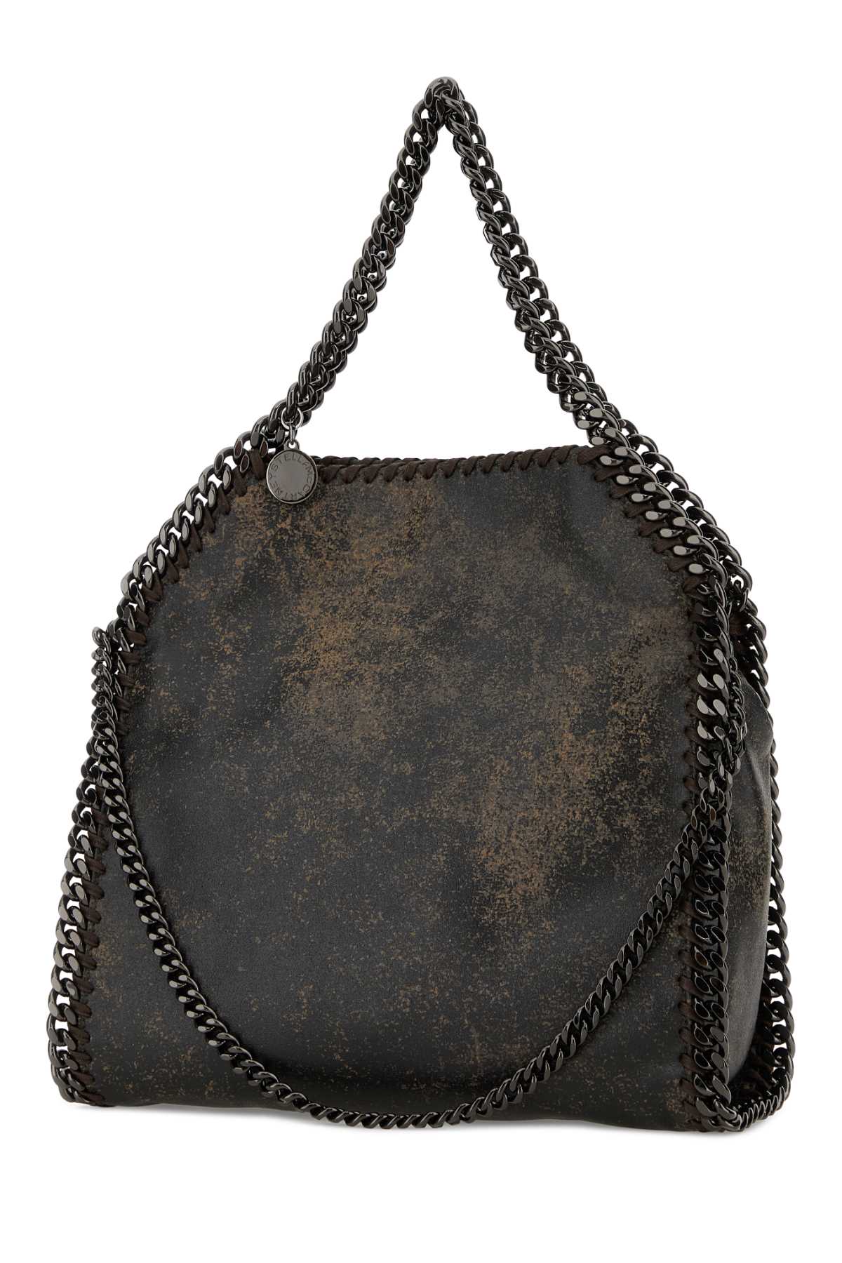 Stella Mccartney Women Dark Brown Alter Suede Mini Falabella Handbag