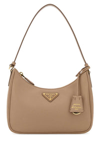 PRADA Prada Women Beige Leather Prada Re-Edition 2005 Shoulder Bag