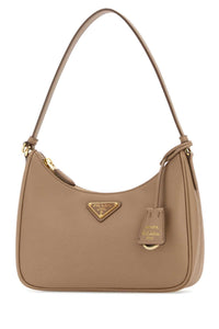 PRADA Prada Women Beige Leather Prada Re-Edition 2005 Shoulder Bag
