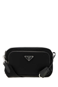 Prada Women Black Re-Nylon Crossbody Bag