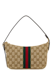 Gucci Men Gg Fabric Small Lunetta Crossbody Bag