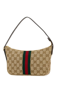 Gucci Men Gg Fabric Small Lunetta Crossbody Bag