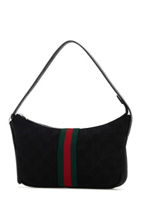 Gucci Men Gg Fabric Small Lunetta Shoulder Bag