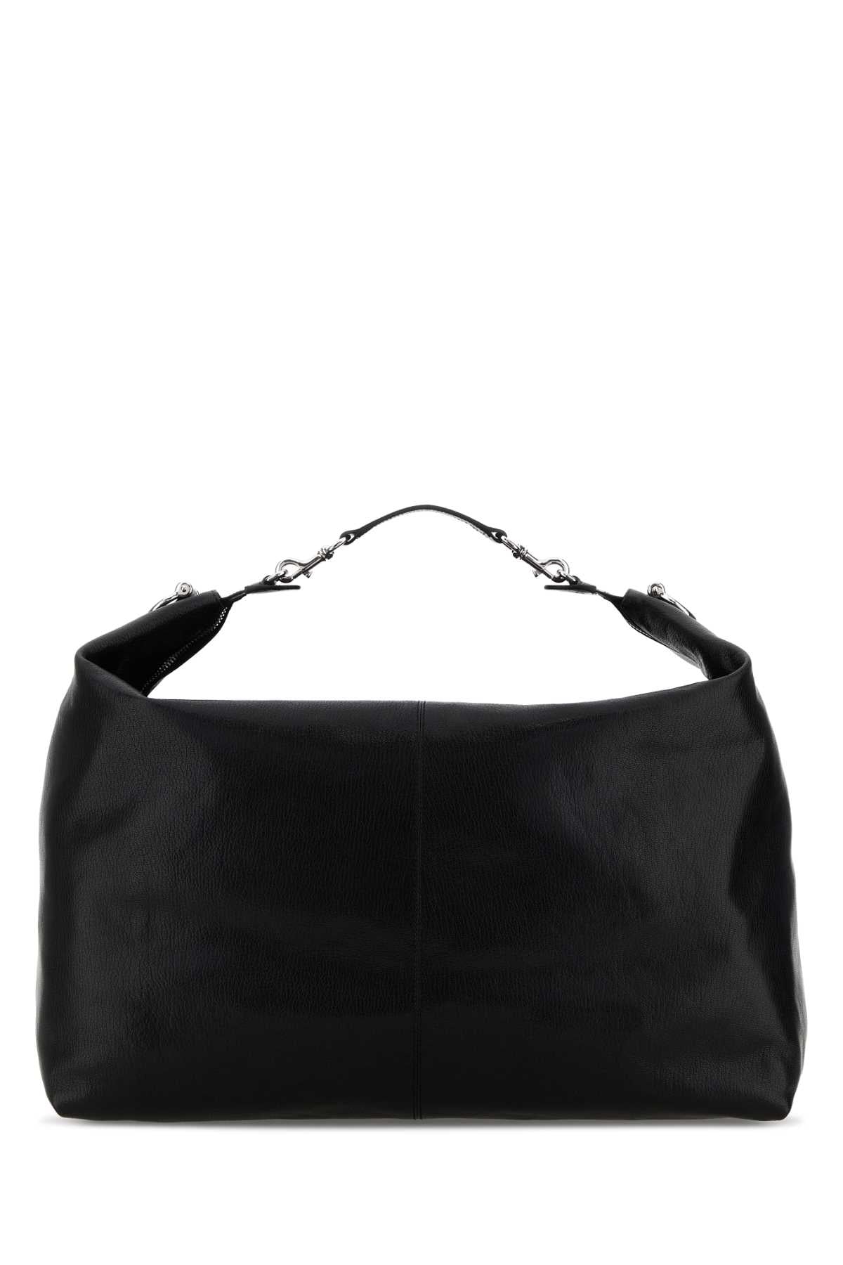 Gucci Men Black Leather Shopping Bag