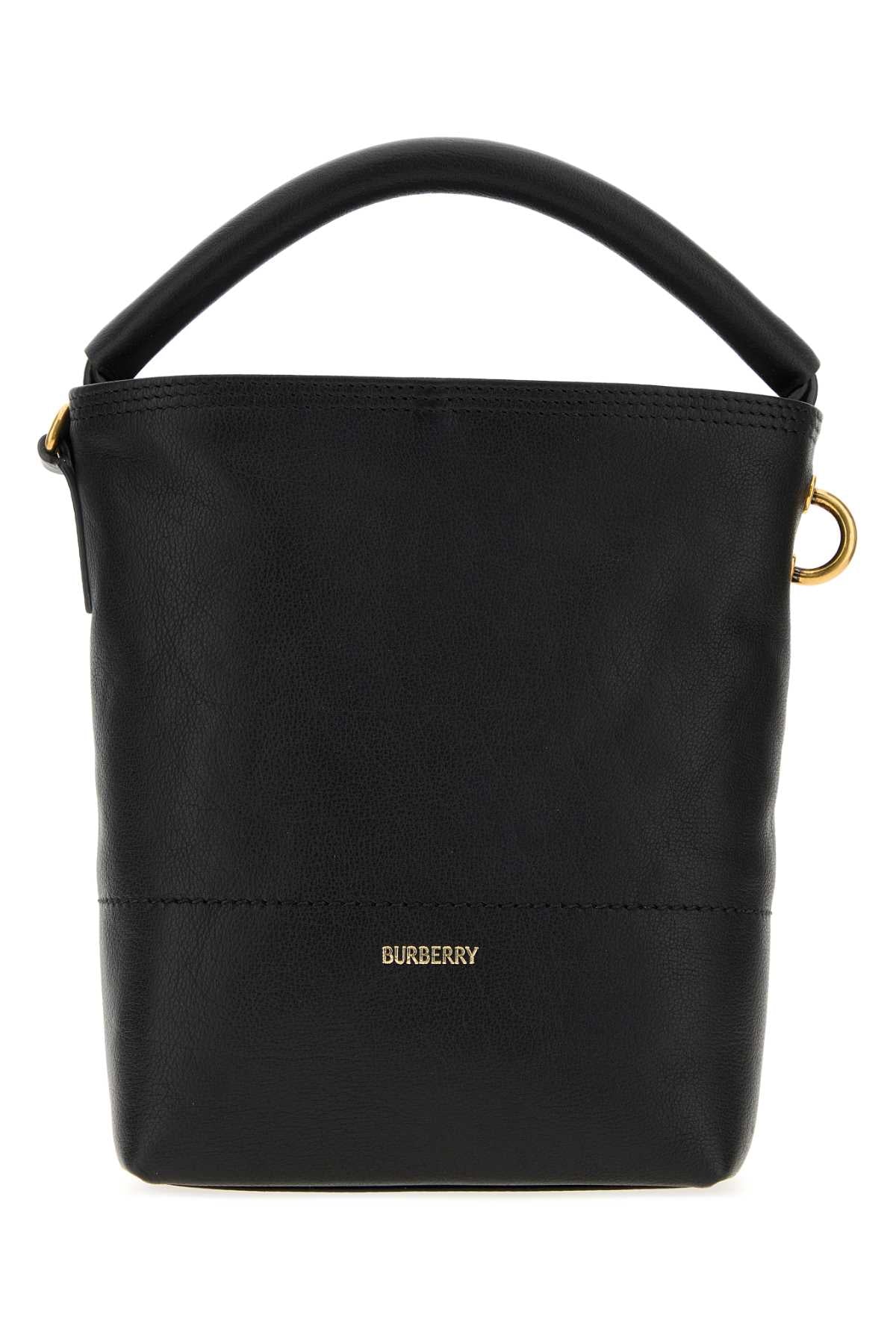 Burberry Women Black Leather Handbag