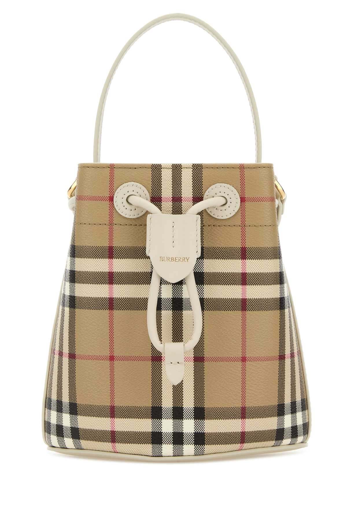 BURBERRY Burberry Women Printed Canvas Bucket Bag