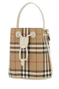 BURBERRY Burberry Women Printed Canvas Bucket Bag