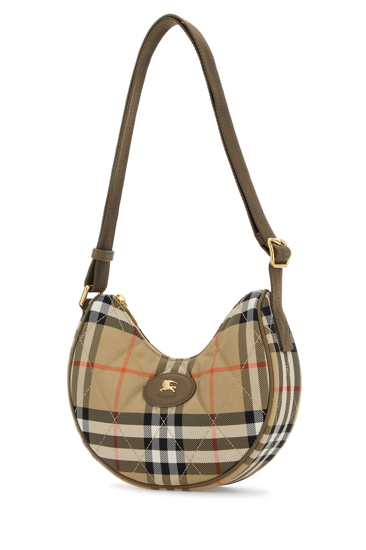 Burberry Women Embroidered Canvas Crossbred Bag