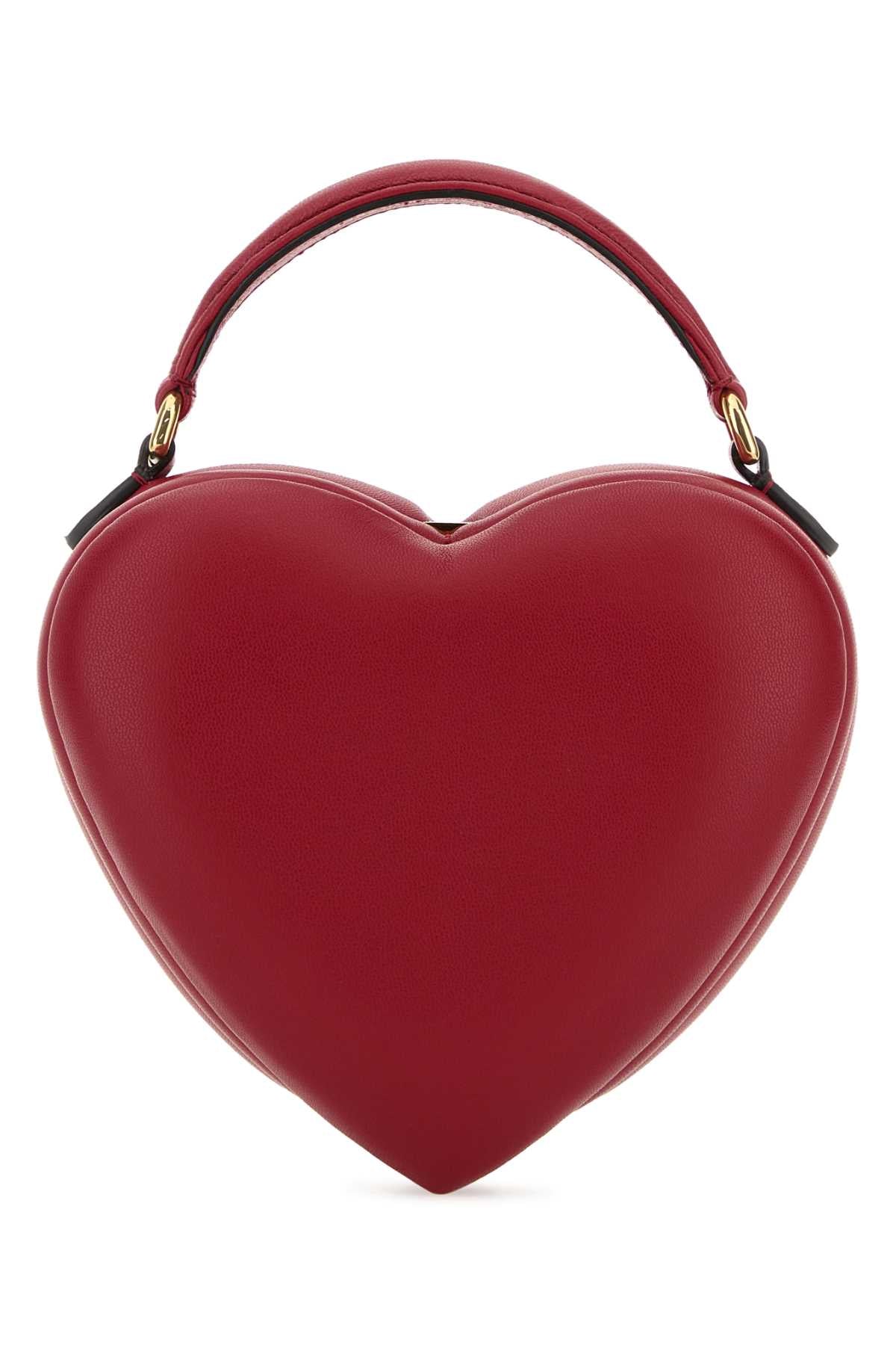 MOSCHINO Moschino Women Red Nappa Leather Love Me Bag Handbag