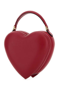 MOSCHINO Moschino Women Red Nappa Leather Love Me Bag Handbag