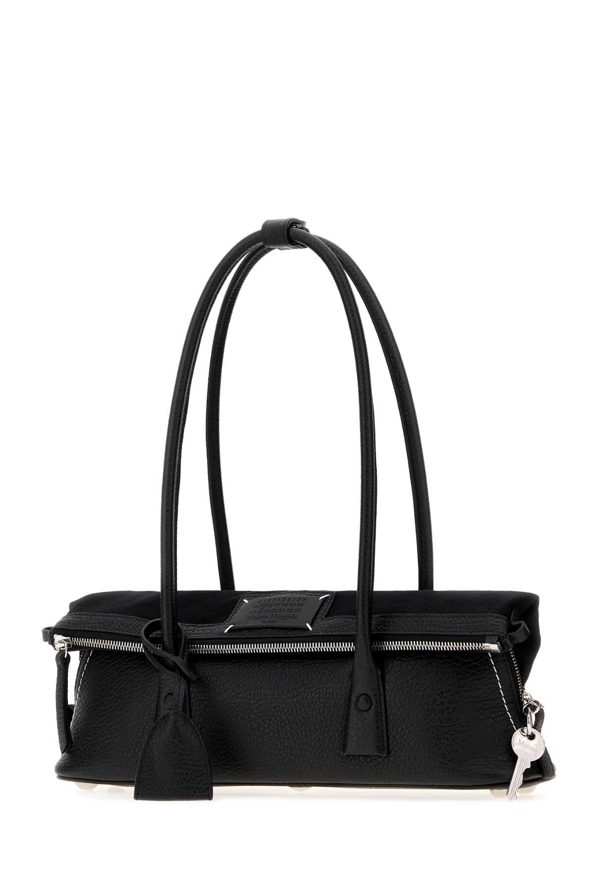 MAISON MARGIELA Maison Margiela Women Black Leather 5Ac Shoulder Bag