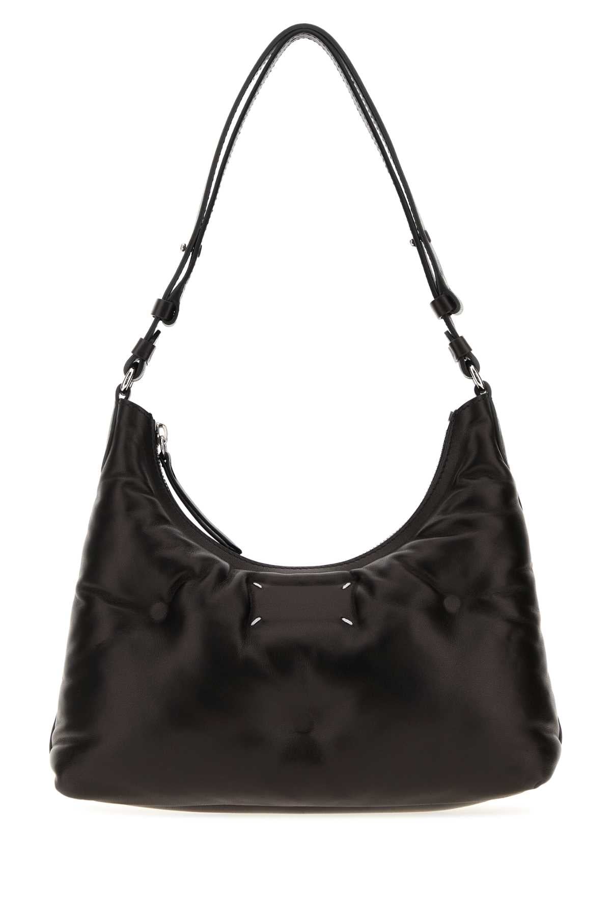 Maison Margiela Women Black Leather Small Glam Slam Shoulder Bag