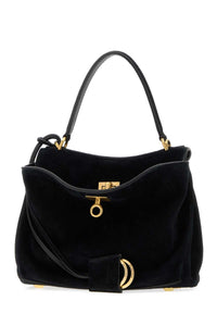 BALENCIAGA Balenciaga Women Black Suede Mini Rodeo Handbag