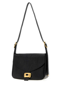Balenciaga Women Black Leather Medium Clicca Shoulder Bag