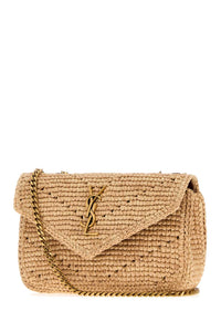 SAINT LAURENT Saint Laurent Women Raffia Mini Loulou Shoulder Bag