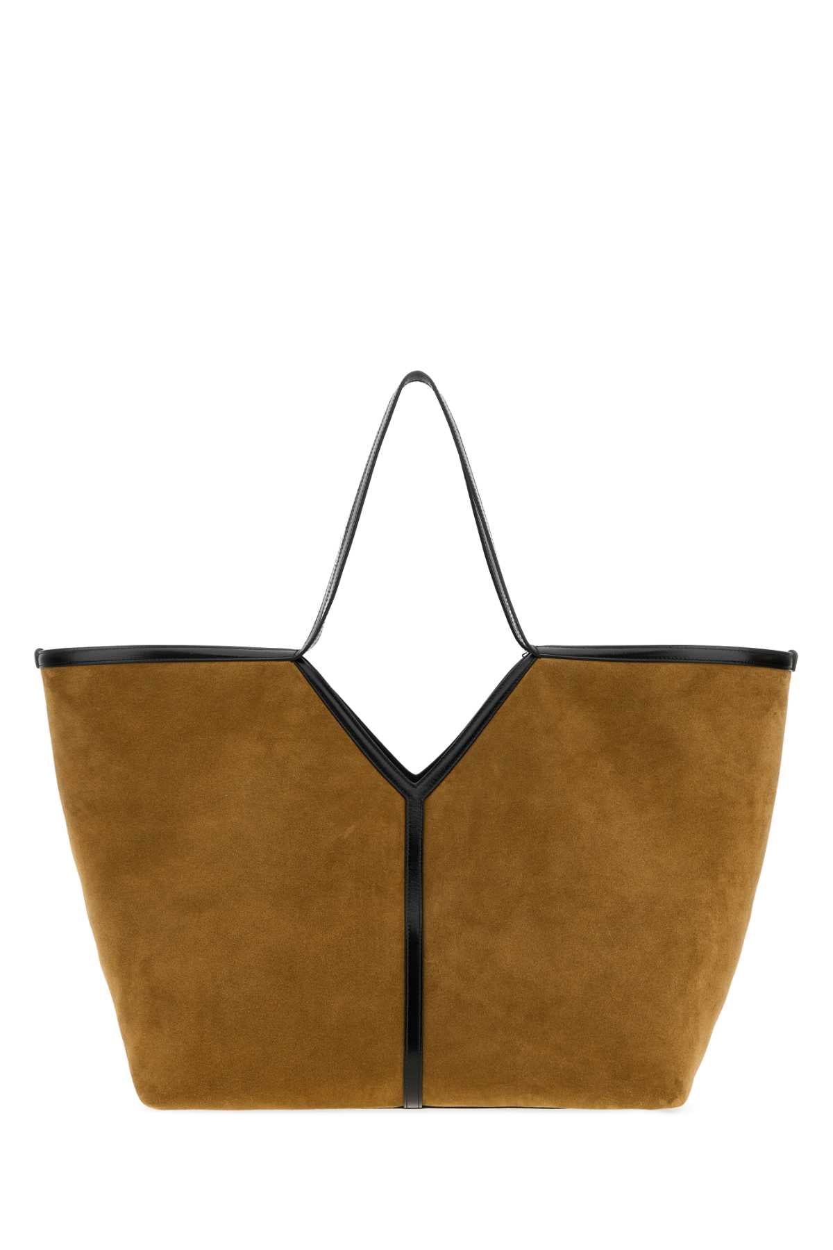 Saint Laurent Women Biscuit Suede Y Shopping Bag