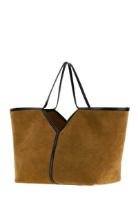 Saint Laurent Women Biscuit Suede Y Shopping Bag