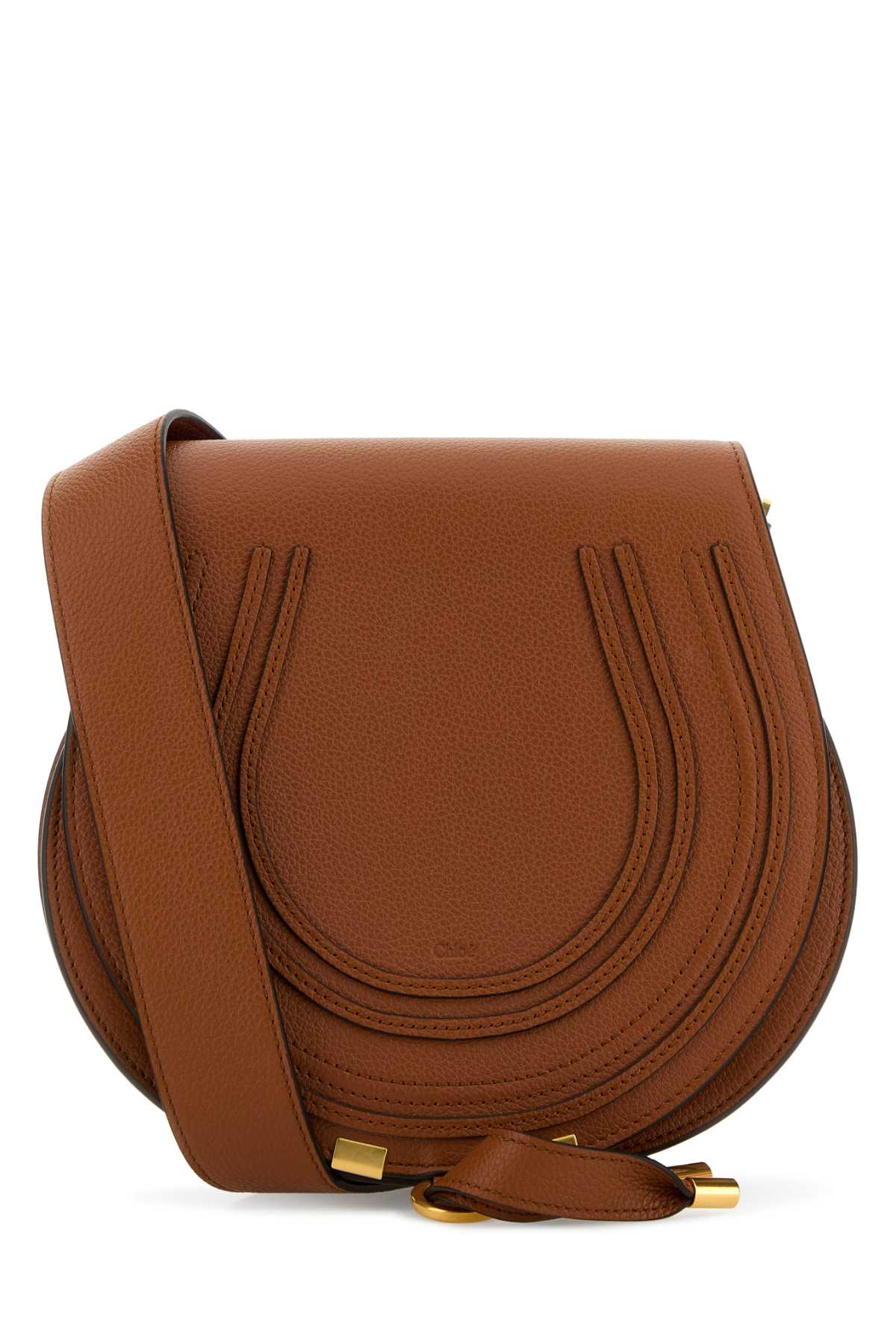 CHLOE Chloe Women Caramel Leather Marcie Crossbody Bag
