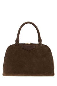GIVENCHY Givenchy Women Brown Suede Medium Antigona East-West Soft Handbag