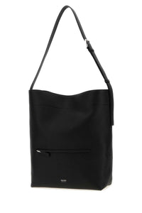 Tom Ford Men Black Leather Shopping Bag