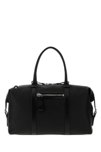 TOM FORD Tom Ford Men Black Leather Travel Bag
