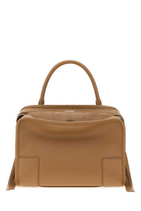 LOEWE Loewe Women Camel Leather Medium Amazona 180 Handbag