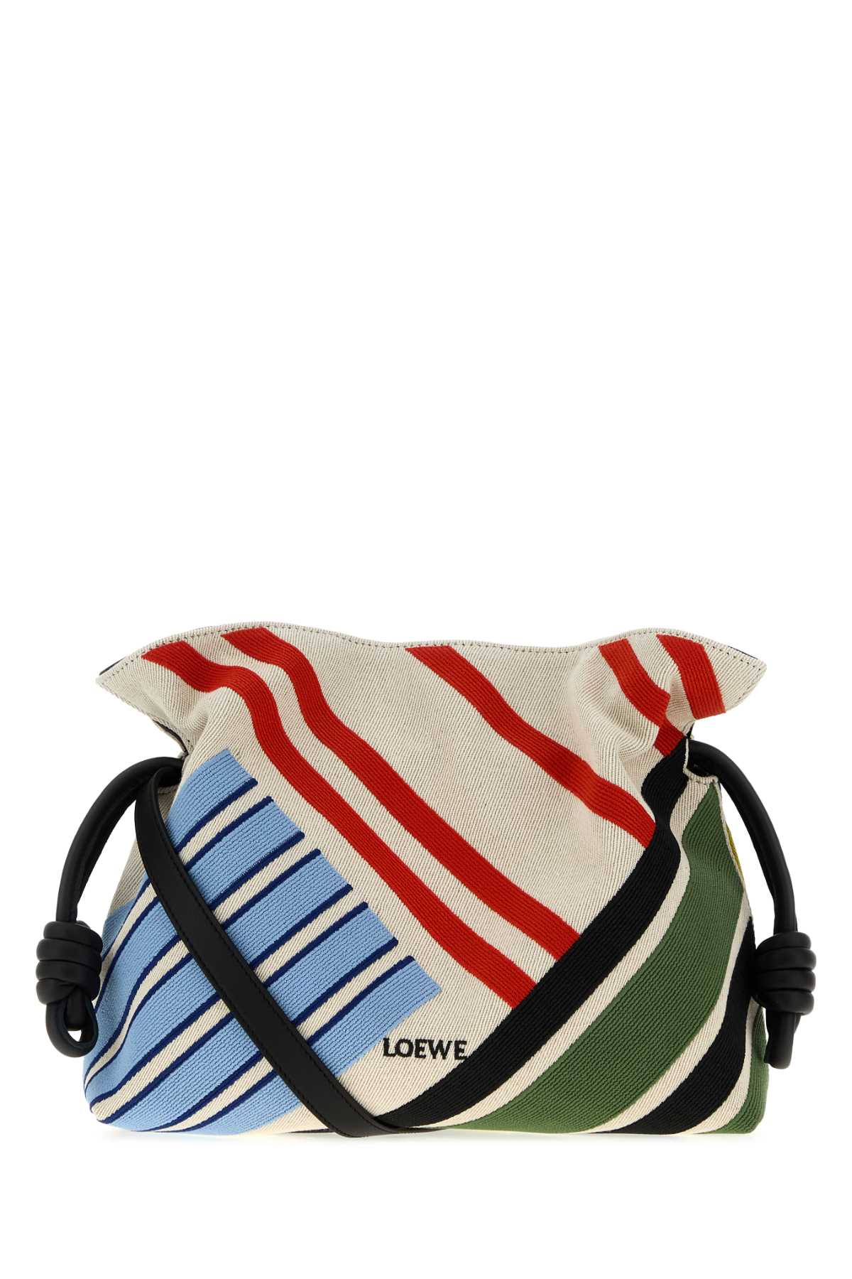 Loewe Women Embroidered Canvas Medium Flamenco Clutch