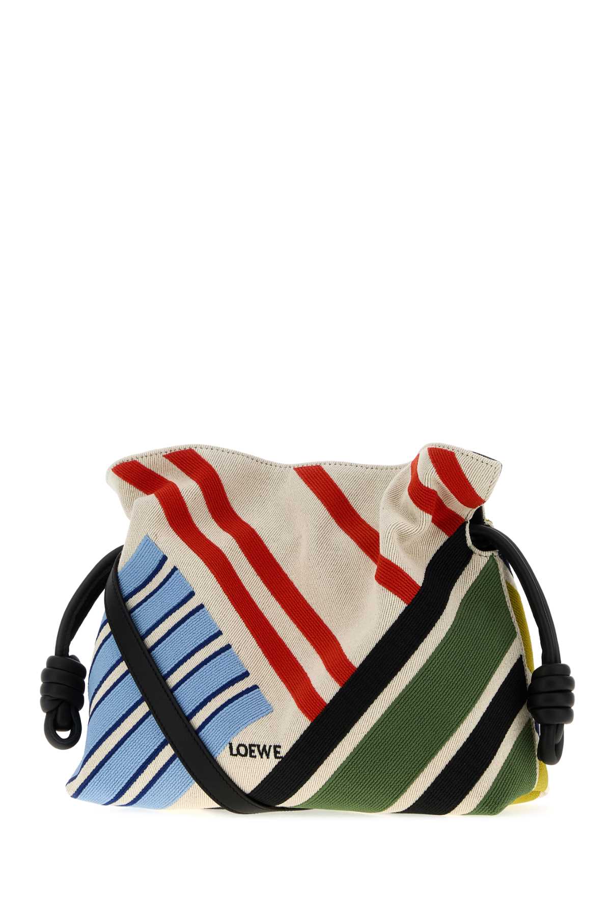 Loewe Women Embroidered Canvas Medium Flamenco Clutch