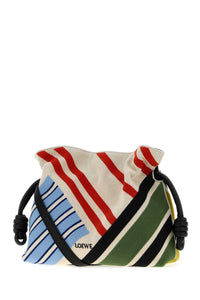 Loewe Women Embroidered Canvas Medium Flamenco Clutch