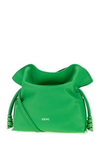 Loewe Women Grass Green Leather Mini Flamenco Clutch