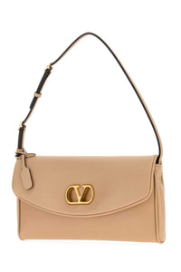 VALENTINO GARAVANI Valentino Garavani Women Beige Nappa Leather Devain Shoulder Bag