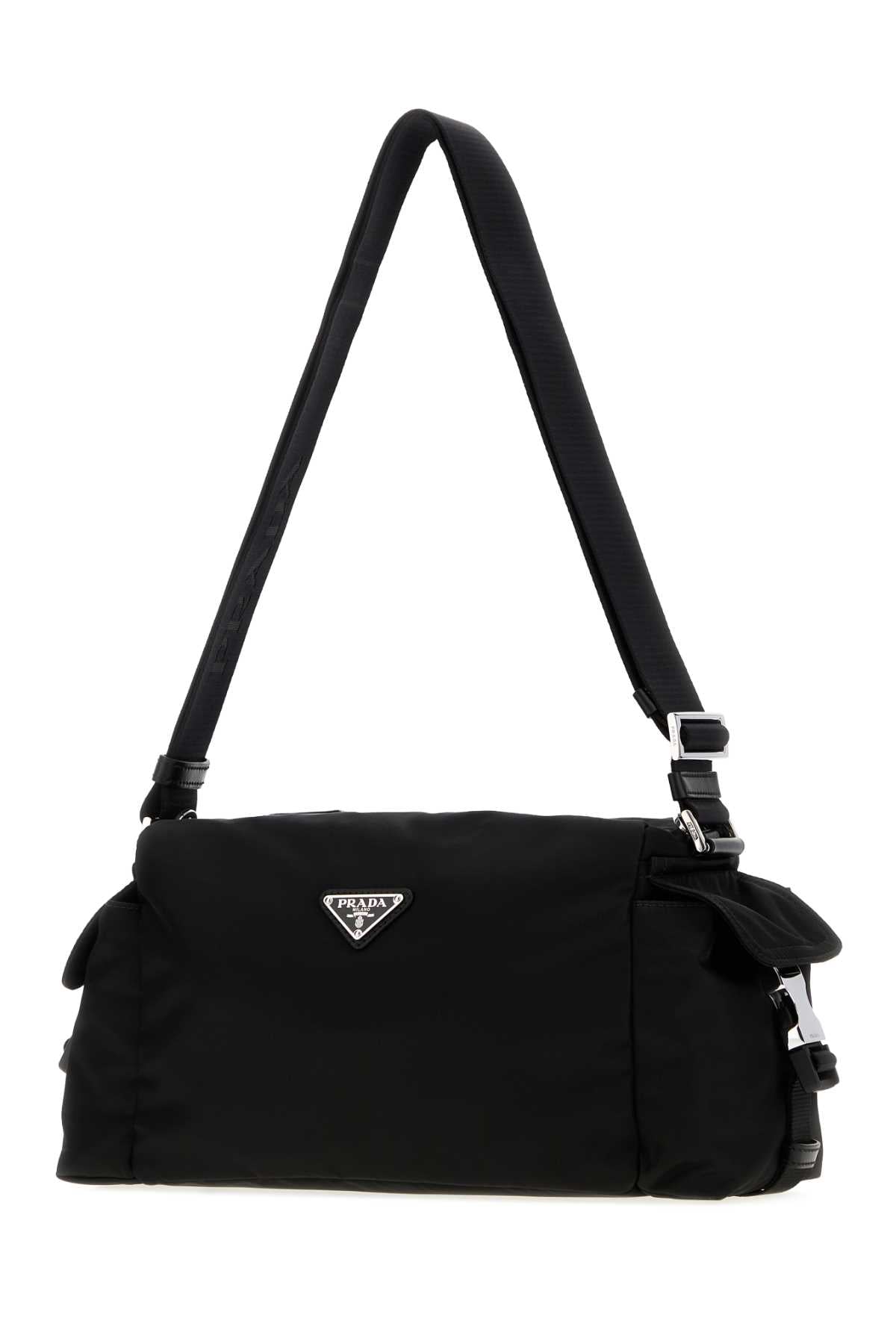 PRADA Prada Men Black Re-Nylon Prada Explore Handbag