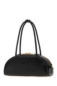 MIU MIU Miu Miu Women Black Leather Beau Shoulder Bag