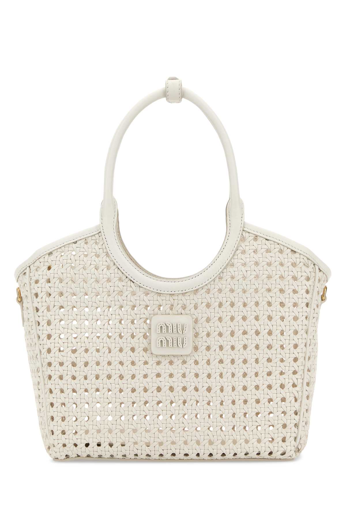 MIU MIU Miu Miu Women White Leather Handbag