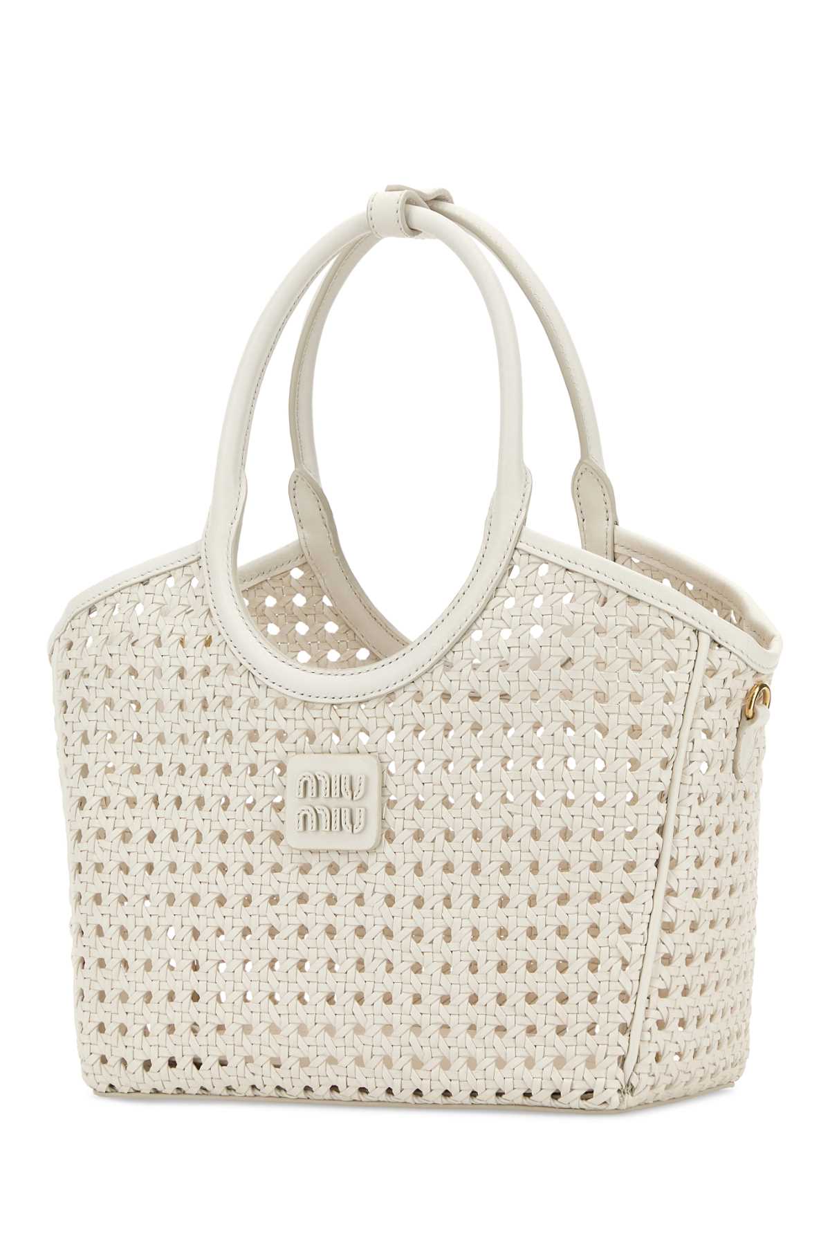 MIU MIU Miu Miu Women White Leather Handbag