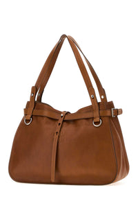Miu Miu Women Caramel Leather Shopping Bag