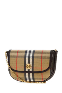 BURBERRY Burberry Women Printed Canvas Small Highlands Crossbody Bag